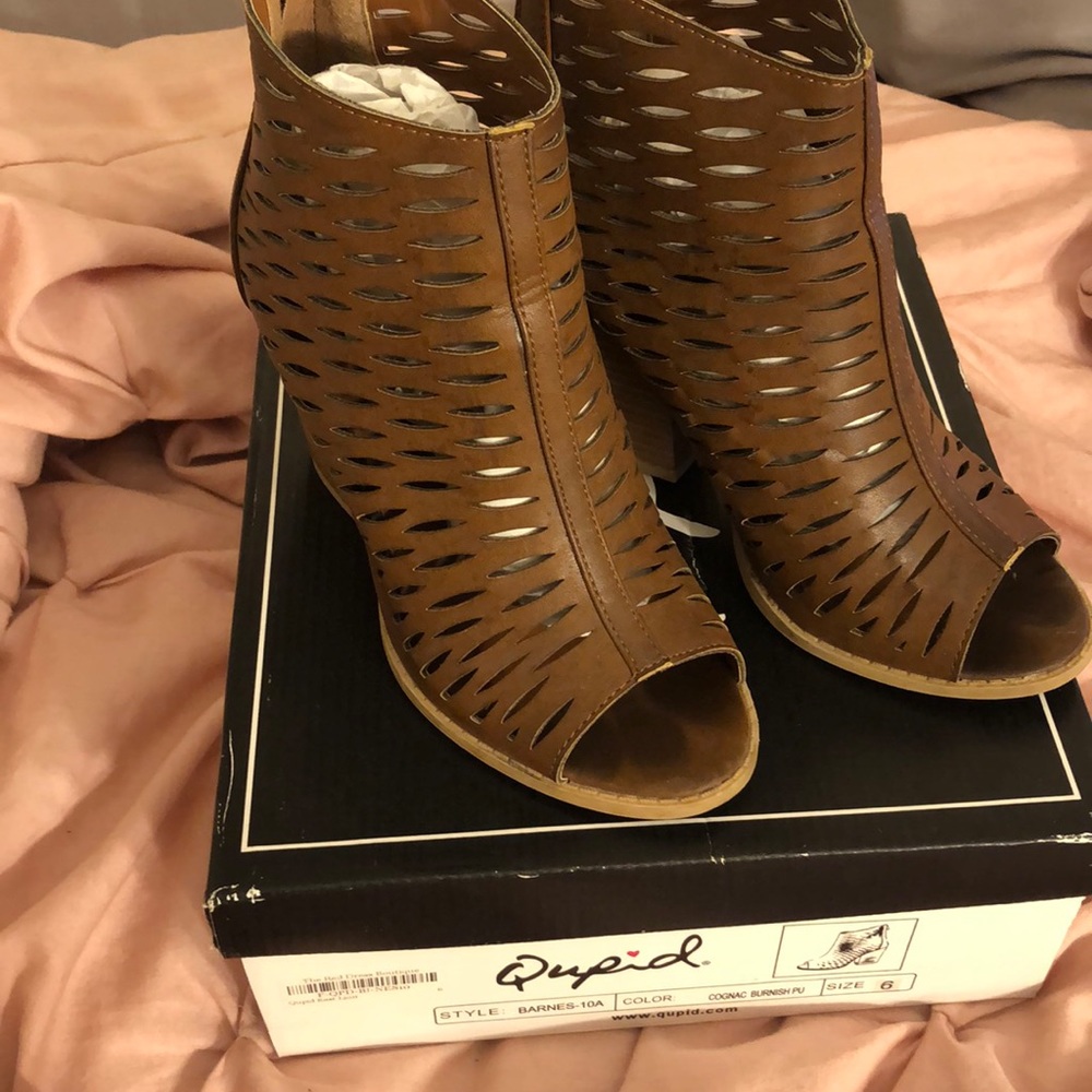 Brown booties